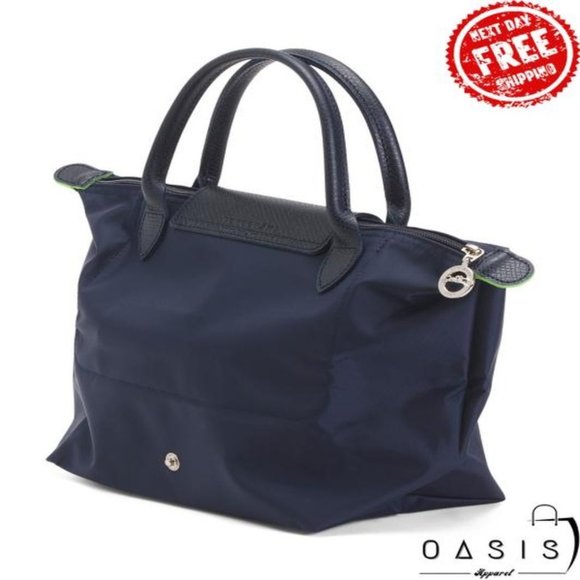 LONGCHAMP Le Pliage Small Nylon Tote With Leather Trim/ Women's Bag - Picture 4 of 4